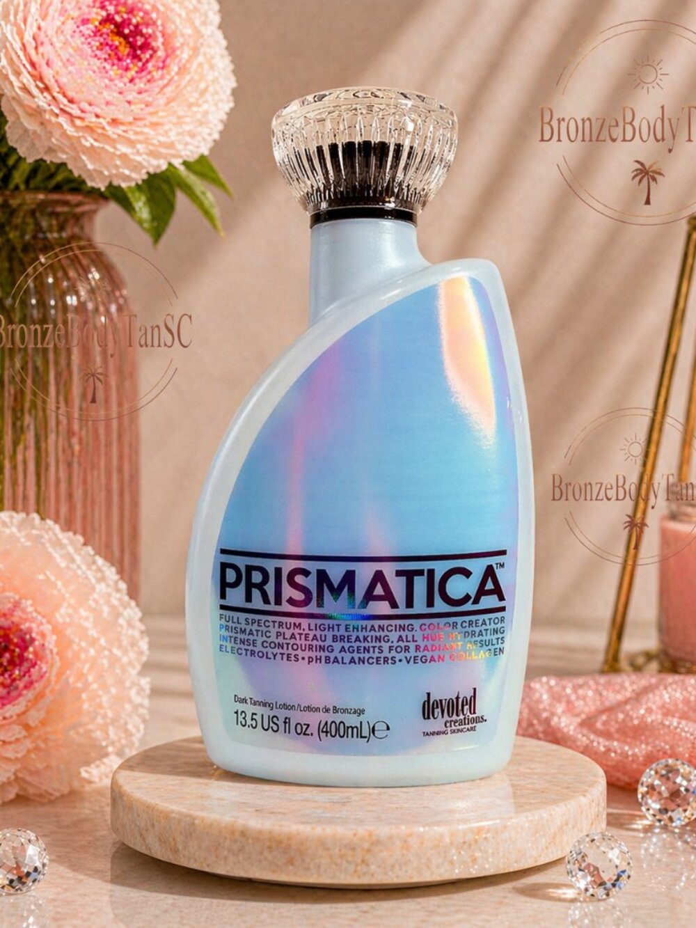 Devoted Creations - PRISMATICA Iridescent Tanning Lotion - New Bottle